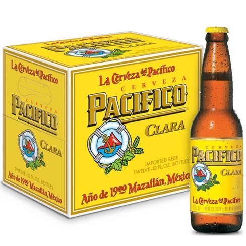 Pacifico Clara Mexican Lager Beer - 12pk/12 Fl Oz Bottles : Target