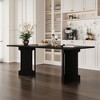 FUFU&GAGA Contemporary Wood Grain Dining Table, Large Rectangular Table, Elegant Home Furniture for Kitchen, Dining Room & Entertaining - 4 of 4