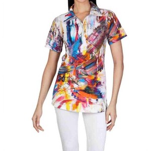 Women's Ruby Zippered Top - Parsley & Sage - 1 of 3