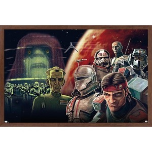 Trends International Star Wars: The Bad Batch By Eddie Holly Framed Wall Poster Prints - 1 of 4