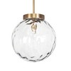 Uttermost Gaia 1-Light Pendant-Wonderful Clear Watered Glass with Adjustable Drop - 3 of 4