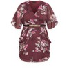 Women's Plus Size Lila Dress - oxblood | CITY CHIC - 3 of 4