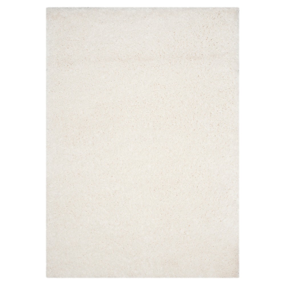 8'x10' Solid Loomed Area Rug White - Safavieh