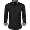 COOFANDY Men's Business Dress Shirt Long Sleeve Slim Fit Casual Button Down Shirt - 2 of 4