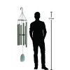 Woodstock Chimes Signature Collection, Bells of Paradise, 68'' Silver Wind Chime BPS68 - image 4 of 4