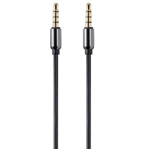 UGREEN Cable Auxiliar TRRS de 3.5 mm para Micrófono Minijack Auxiliar 4  Pines 3.5 Macho a Macho Audio Estéreo HiFi para Radio de Coche Cascos PS5  Xbox