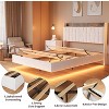 Nasitip Floating Bed Frame with Headboard, Solid Wood Slats Support, No Box Spring, Easy Assembly, Noise-Free - 4 of 4