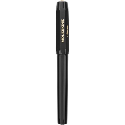 Moleskine/Kaweco Roller Pen Black: 0.7mm Point, Cap Design, Black Ink, Stationery & Office Essentials