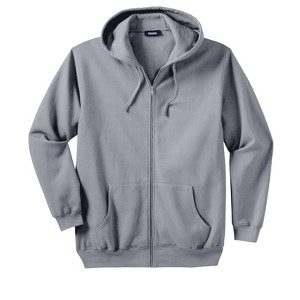 KingSize Men's Big & Tall Fleece Zip-Front Hoodie - 1 of 4