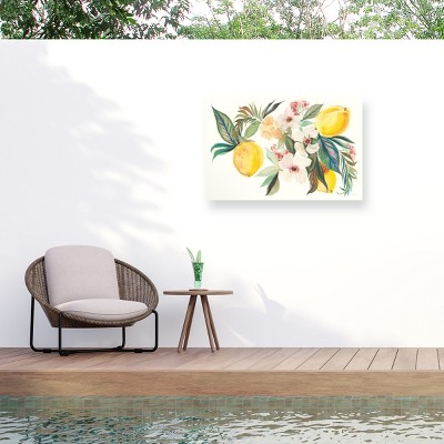 "Citrus Summer I" Outdoor Canvas