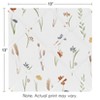 Sweet Jojo Designs Girl Fabric Photo Memo Board Watercolor Floral Garden Green Blue and Orange - 3 of 3