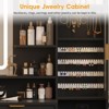 Large Makeup Vanity with Jewelry Storage, Lots Shelves & Power Strip, Dressing Table - 4 of 4