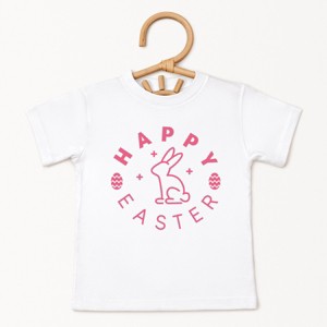 The Juniper Shop Happy Easter Eggs Toddler Short Sleeve Tee - 1 of 4