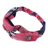 Unique Bargains Women's Fashion Flower Pattern Cross Elastic Hairband for Women 1 Pc - 4 of 4