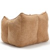 NicBex Modern Square Bean Bag Chair with Armrests, High-Resilience Lazy Sofa for Dorm, Living Room, Bedroom, Coffee - 4 of 4
