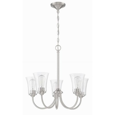 Craftmade Lighting Gwyneth 5 - Light Chandelier in  Brushed Polished Nickel