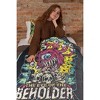 Dungeons & Dragons Blanket The Eye of The Beholder Soft Plush Lap Throw 46" x 60" Multicolored - 2 of 4