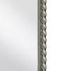 FONTOI Oval Retro Wall Mirror, Vintage Vanity Mirror, Mirror Wall Decor for Bathroom Living Room Cloakroom Entryway, Silver, 15.75"*47.25"*0.98" - 4 of 4