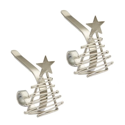 Split P Christmas Tree Stocking Hanger - Set of 2