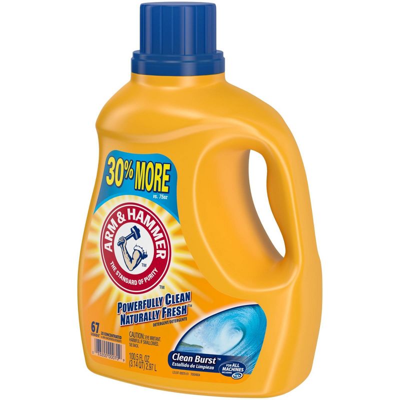 Arm & Hammer Clean Burst Liquid Laundry Detergent, 6 of 14