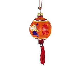 Cody Foster 4.0 Inch Lanterns Tassel Chinese Flower Tree Ornaments - 1 of 3