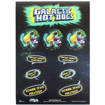 Nerd Block Galactic Hot Dogs Stickers