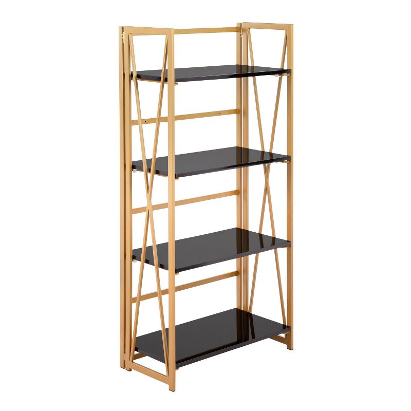 Folia 4 Shelf Vertical Bookcase - Lumisource, 1 of 10