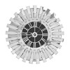 FUFU&GAGA Modern Glam Wall Clock, Glass Decorative Round Timepiece Home Decor - 3 of 4