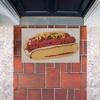 Stupell Industries Welcome Hotdog Pop Style Printed Outdoor Imitation Sisal Door Mat, design by Lil' Rue - 3 of 4