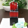 Oster Lindbergh 14 Piece Stainless Steel Blade Cutlery Set in Red - 3 of 4