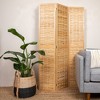 Bamboo Screen, Basket Weave - 2 of 4