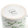 Gibson Home Inspirational Words Joy 4 Piece 16 Ounce Stoneware Mug Set in Green - 4 of 4