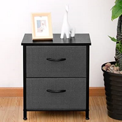 FONTOI Compact Storage Cabinet, Minimalist Design, Perfect for Family Rooms, Gray, 17.7"*11.8"*20"