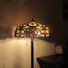 Chloe Lighting Sadie Tiffany-style 2 Light Victorian Floor Lamp 18" Shade - 4 of 4