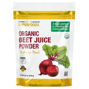 Organic Beet Powder, Sourced from USA, USDA Certified Organic, 8.5 oz (240 g) - 1 of 3