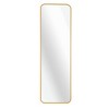 Whisen 47x14 Inch Slim Door Mirror, HD Glass with Anti-Rust Aluminum Frame - 4 of 4