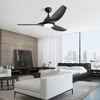 BestParts Modern Ceiling Fan with 231LED Light - 3 Blades, DC Motor, Black Finish - 2 of 4