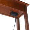 HomeStock Belmont Flip Top End Table with Storage and Charging Station, Featuring USB Ports, Power Outlets and Slim Space Saving Design - 3 of 4