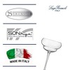 Luigi Bormioli Backdoor 20's Nick & Nora 5.75 oz.  Cocktail Glass, Set of 4, Titanium Reinforced Stem, Made of SON-hyx Crystal, Made in Italy - 3 of 4