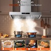 RAPSUAR 29-inch Wall Mount Range Hood, 1100 CFM with Smart Gesture & Touch Control - 4 of 4