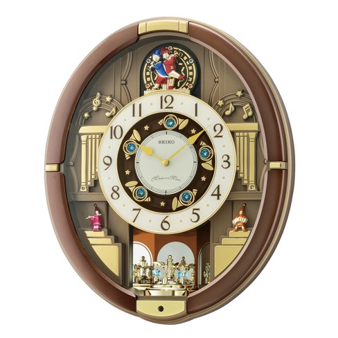 Seiko Summer Symphony Melodies In Motion Clock - Brown : Target