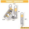 Foldable Step Stool for Bathroom Sink, Toddler Adjustable 3 Steps Stool with Handles, Kids Step Stool for Kitchen Counter, Toilet Potty Training - 2 of 4