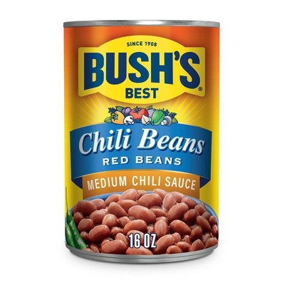 Bush's Red Beans in Medium Chili Sauce - 16oz