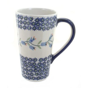 Blue Rose Polish Pottery K083 Manufaktura Large Coffee Mug - 1 of 2