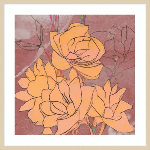 Amanti Art Abstract Pale Roses by Elena Ray Framed Wall Art Print - 1 of 4