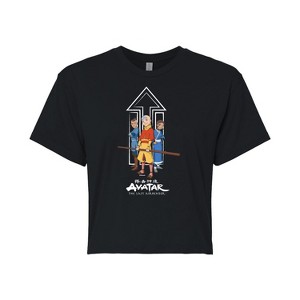Women's - Avatar: The Last Airbender - Trio Cropped Graphic T-Shirt - 1 of 4