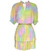 Women's Ruffled Puff Sleeve Blouse - current air - 3 of 4