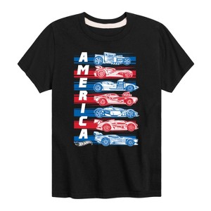 Boys' - Hot Wheels - America Cars Short Sleeve Graphic T-Shirt - 1 of 4