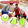 Unique Bargains Team Sports Reversible Numbered Soccer Training Vest 6 Pcs - 3 of 4