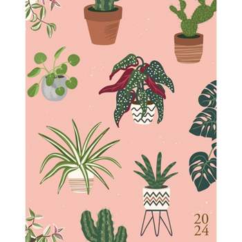 Willow Creek Press 2024 Monthly Planner 9.5"x7.5" Perfect Plants